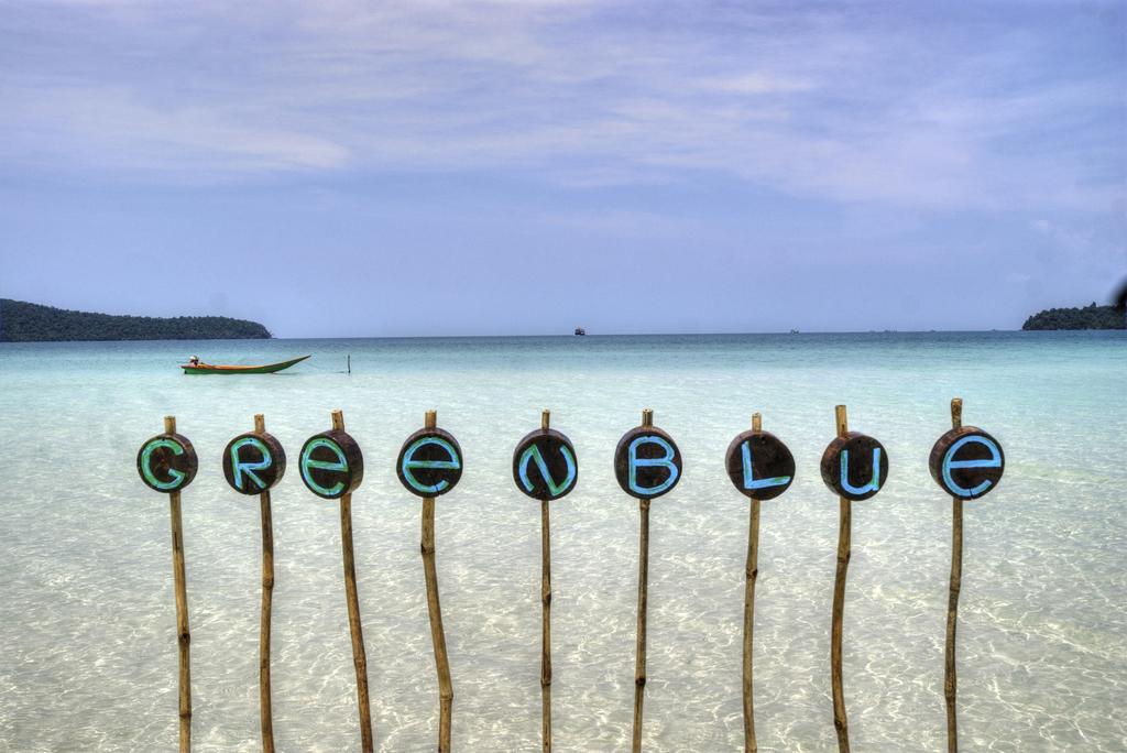 Green Blue Beach Hostel Koh Rong Sanloem Exterior photo